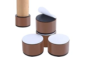 RCHYFEED Risers de lit Rehausseurs de Meubles Ajoutent Une Hauteur de 2 Pouce, Acier Solide Supportent 10000 Livres, Rehausseur de Table, Chaise ou Rehausseur de Canapé, Ensemble de 4 Furniture Riser