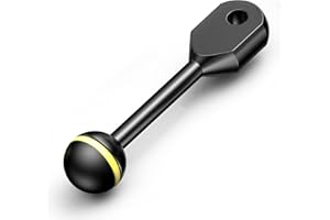 Sea Frogs 3,5" 8,89 cm Aluminium YS-Adapter 1" Kugelarm zum Anschließen von StroboskopVideolicht an Unterwassergehäuse