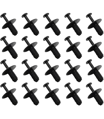 ROBUST 10 Pcs 5mm Plastic Rivet Clips Trims Wheel Arch Liner for