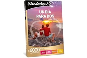 WONDERBOX para mamá - Caja Regalo Un Día para Dos - Pack Experiencias para Regalar 2 Personas, Explorar Nuevos Territorios, Gracias A La Comida Y La Relajación, Regalos Originales para Parejas.