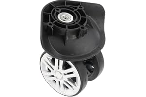 freneci 2 Pcs Double Roulement À Rouleaux Roue Trolly Valise Roulettes 360 Pivotant Réparation-Partie