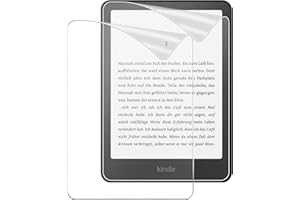Haofun Protection Écran en Verre Trempé pour Kindle Paperwhite 7 Pouces 12th Gen. 2024/Kindle Colorsoft Signature Edition, 2 Pièces Film de Protection, Antireflet Anti Rayures Film in PET