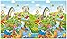 Dwinguler Eco-friendly Kids Play Mat - Dino Land (Large)