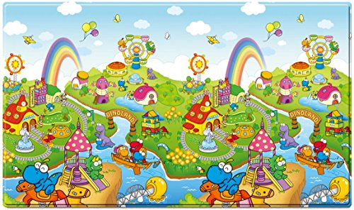 Dwinguler Eco-friendly Kids Play Mat - Dino Land (Large)