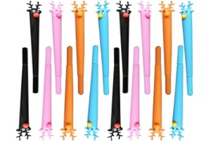 ‎TOYVIAN Toyvian Schreiben Kugelschreiber kreative Kugelschreiber Geweih Hirsch geformt Stift Schreibwaren für Weihnachten 24 Stück