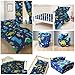 Dinosaurs Double Duvet Cover Set with Curtains 66 x 72"