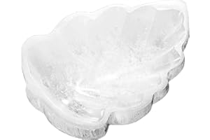 NKlaus Selenite - Ciotola in pietra naturale per la pulizia di pietre curative e gioielli, intagliata a mano, per meditazione, Reiki ed esoterismo