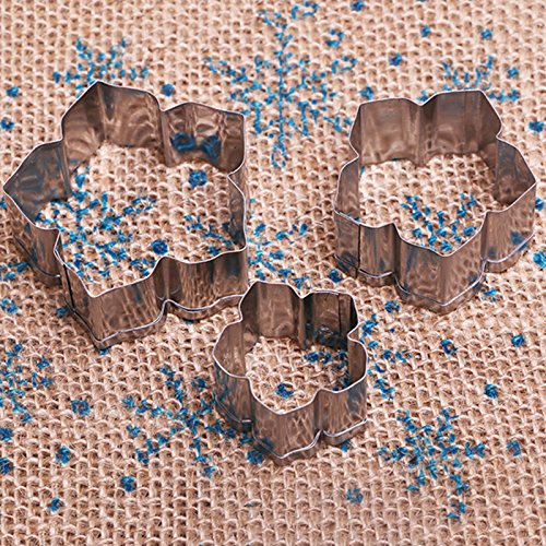 anyana Metall Zuckerguss Keks-Ausstecher Parrot Tulip Backen Morning Glory Blumen-Set von 6 Sugarcraft Kuchen dekorieren Cupcake Form Tools Topper Edelstahl Gebäck - 3