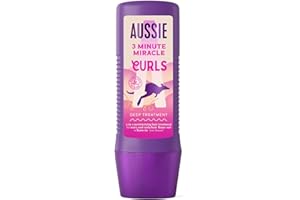 Aussie 3MM Tratamiento para Cabello Ondulado y Rizado 225ml | Aceites De Jojoba, Nuez De Macadamia Y Coco