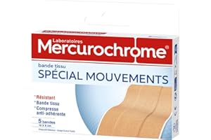 Mercurochrome Bande en tissu spécial mouvements Mercurochrome - x5