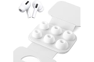 ICYWINK Ersatz Ohrstöpsel für AirPods Pro und Pro 2, Silikon-Ohrstöpselspitzen, mit Geräuschreduzierungsloch, Silikontips Ersatzstöpsel, Ear Tips, Aufsätze Original, Gummi Aufsätze [S/M/L, 3 Paare]