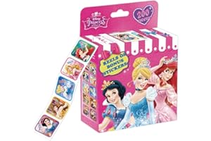 ISABELLA MOON 200pcs Kids Toddlers Princess Elsa Mickey Mouse Dinosaur Stickers Party Bag Fillers Boys Girls Teachers as Reward Craft Scrapbooking in Box Gift Set (Princess)