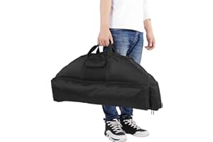Tihebeyan Bolso de Arco Compuesto, Mochila de Arco de Arco, Estuche para Portador de Arco de desenfreno Universal portátil al Aire Libre Negro