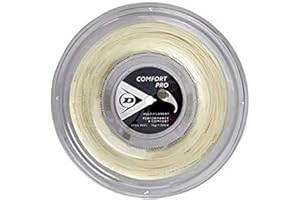 Dunlop 624815 Tennis String Comfort Pro 200 m Reel 134 mm 1 Piece Adulte Unisexe, Naturel, Taille Unique