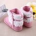 Itaar Baby Toddler Newborn Infant Bowknot Antiskid Warm Magic Tape Suede Prewalker Cute Lovely Soft Crib Shoes Boots