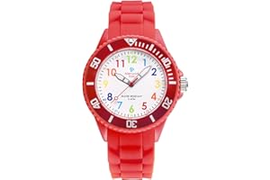 Alienwork Kids Reloj de Aprendizaje Infantil Niño Niña Tiempo de Aprender Impermeable 5 ATM