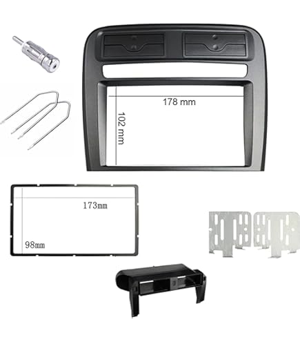 Kit Autoradio Per Fiat 500 (2007-2015) - Mascherina 2 DIN E Accessori