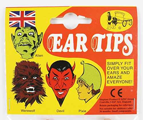 Halloween Ear Tips Fancy Dress Accessories Costume Pixie Goblin Witch Wolf Alien