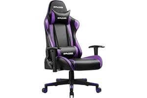 ‎GTPLAYER GTPLAYER Gaming Stuhl Bürostuhl Zocker Gamer Stuhl Ergonomischer Gaming Sessel mit 165° neigbare Rückenlehne einstellbare Armlehne