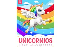 El libro mágico de Unicornios y Sirenas para pintar: Cuaderno de colorear para niños de unicornios y sirenas, para niños de 4 años a más.