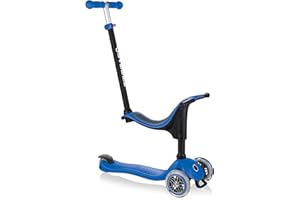 Globber - GO•UP SPORTY - Trottinette évolutive à 3 roues avec siège pour les enfants âgés de 15m+ à 6 ans +