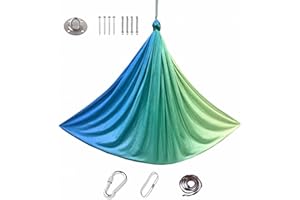 GENERISCH 𝐘𝐨𝐠𝐚 𝐬𝐜𝐡𝐚𝐮𝐤𝐞𝐥 Swing 200 Kg Max. Tragfähigkeit Mit Beschläge 𝐬𝐜𝐡𝐚𝐮𝐤𝐞𝐥 Indoor Geeignet, um Ängste abzubauen,Glück. (280 * 150CM)