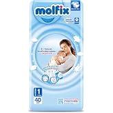 Molfix Yenidoğan 1 Beden Bebek Bezi (1 x 40 Adet)