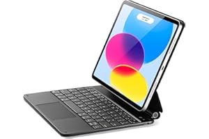 ESR iPad 11th(A16, 2025)/10th Gen Case with Keyboard, Magic Keyboard for iPad 10.9", Case with Floating Cantilever Stand, Springy Backlit Keys, Multi-Touch Trackpad, Black