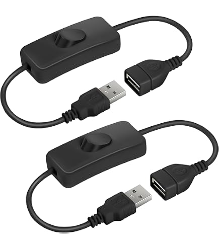 Cavo interruttore USB 30cm, cavo di prolunga USB 2.0 con