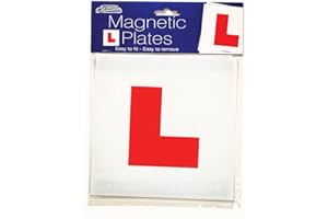 ARTIST UNKNOWN 2 Magnetic car "L" Plates learning to drive