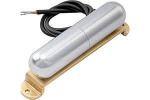 MUSICLILY Artec LSA70 Alnico 5 Przetwornik Lipstick Single Coil Neck Pickup 7,5K do Gitary Elektrycznej typu Strat, Chrom