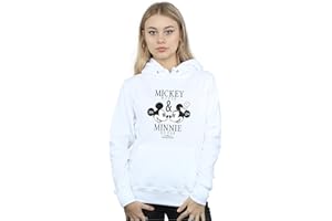 ABSOLUTE CULT Disney Women's Mickey and Minnie Mouse Mousecrush Mondays Hoodie