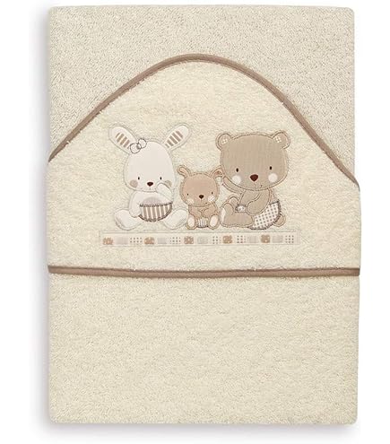 Happy Baby Badcape Bagno Primavera - GRIJS WIT