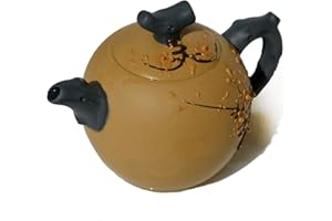 YXHUPOT Tetera china Yixing Clay Dragon Genuino Zisha Tea Infusor de té para tetera suelta (negro)