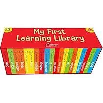 My First Learning Library: Boxset of 20 Board Books for Kids
