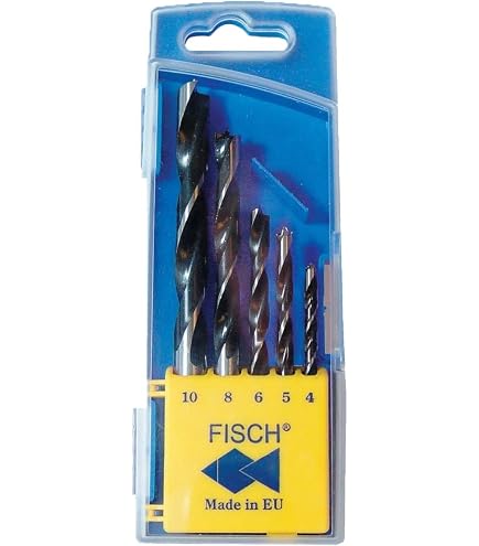 Jeu De Forets HSS Profi 5 Pièces 4-10 Mm - Pour Bois, Métal, Avec Pointe Centrage, Qualité Précision - 4
