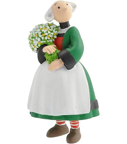 Figurine Plastoy N°413 Bécassine Robe Au Vent – 16 Cm Résine Fait Main Neuve En Boîte
