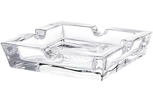 GERMANUS Posacenere in Vetro per Sigarette o Sigari