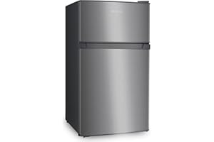 INFINITON ELECTRONICS INFINITON | Frigorifico FG-A82I2P | Dos Puertas | Capacidad 85 L | Descongelación DEFROST | Alto 85 Cm | Clase Energética A+ /F | Temperatura Regulable | Color Inox |
