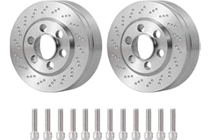 AXspeed Edelstahl Radgewichte, 4 Stück Gegengewicht für 1/10 2,2" Beadlock Felgen Wraith D90