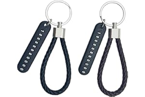 Coffee Life Plus Portachiavi in Pelle Intrecciata,Portachiavi Auto Intrecciato,Portachiavi Colorato PU,Portachiavi Cuoio Lega di Zinco Portachiavi unisex con targa telefonica