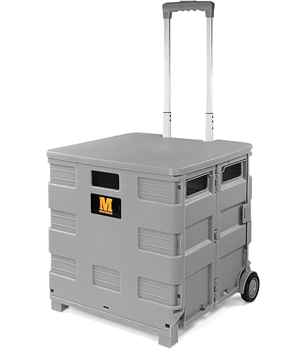Inspired Living Collapsible Ultra-Slim Pack-N-Roll,2 Wheel Utility