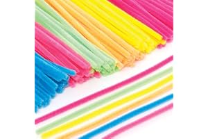 Baker Ross FE482 Neonrörrengörare hantverksset – paket med 120, hantverkstråd, korttillverkning, barnkonst och hantverksmaterial, utsmyckningar för hantverk