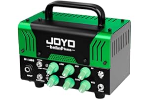 JOYO Bass Mini Amp Head 50 Watt Preamp Hybrid Tube Power Amplifier Head with 3 Band EQ & Bluetooth (No Sound,Need Extra Speaker) Badass