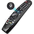 AKB75855501 Magic Replacement Voice Remote for LG Smart TV Remote AN-MR20GA MR19BA MR18BA MR650A, Compatible with LG Magic Remote Control for Smart TV LED OLED 4K Nanocell with Pointer Function