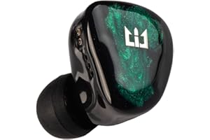 H HIFIHEAR Musiker-Ohrhörer, 10 mm, Flagship, Beryllium, dynamischer Treiber, IEMs In-Ear-Kopfhörer mit abnehmbarem 2-poligem 3.5/4.4-Stecker, OFC-Kabel, Dual-Switches von Tuning für Sänger, audiophile Musiker