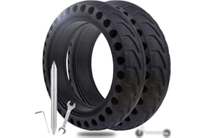 Monuary 8.5 inch Solid Tyres for Electric Scooter, 8 1/2 x2 Scooter Tyre, 50/75-6.1 Tires Compatible with Xiaomi M365 / Mi Pro 2 / Cecotec, and all 8.5 inch Scooter