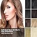 27 inches (68cm) Long Wavy One Piece 5Clips Clip in Hair Extension Extensions 3/4Full Head Women Clip on Hair Hairpieces Dark Brown-C484