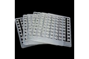 Hiessgozy Lot de 5 bouillettes de pêche à la carpe Stoper V Stop en plastique en forme de V Blanc Rigs de pêche à la carpe Canne à pêche à la carpe Appâts grossiers V9K1