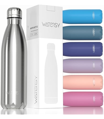 Vacuüm-geïsoleerde sportwaterfles, 945 ml, roestvrij staal, brede hals